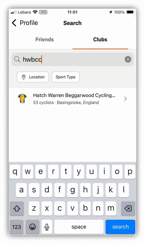strava club search